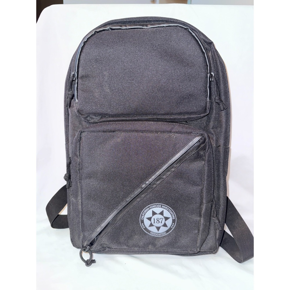 Voodoo Tactical Men's Backpack Black 187 Star Logo Adjustable Strap Laptop‎ Bag